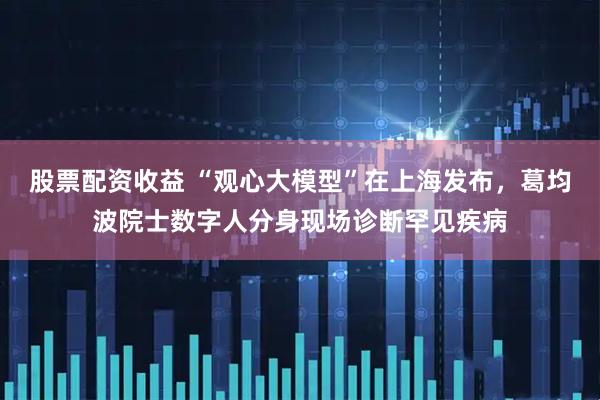 股票配资收益 “观心大模型”在上海发布，葛均波院士数字人分身现场诊断罕见疾病